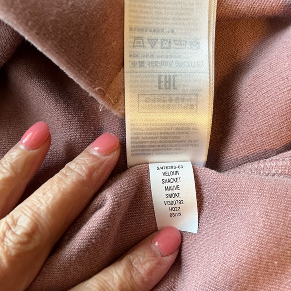 GAP Velour Shacket NWT - Picture 7 of 7